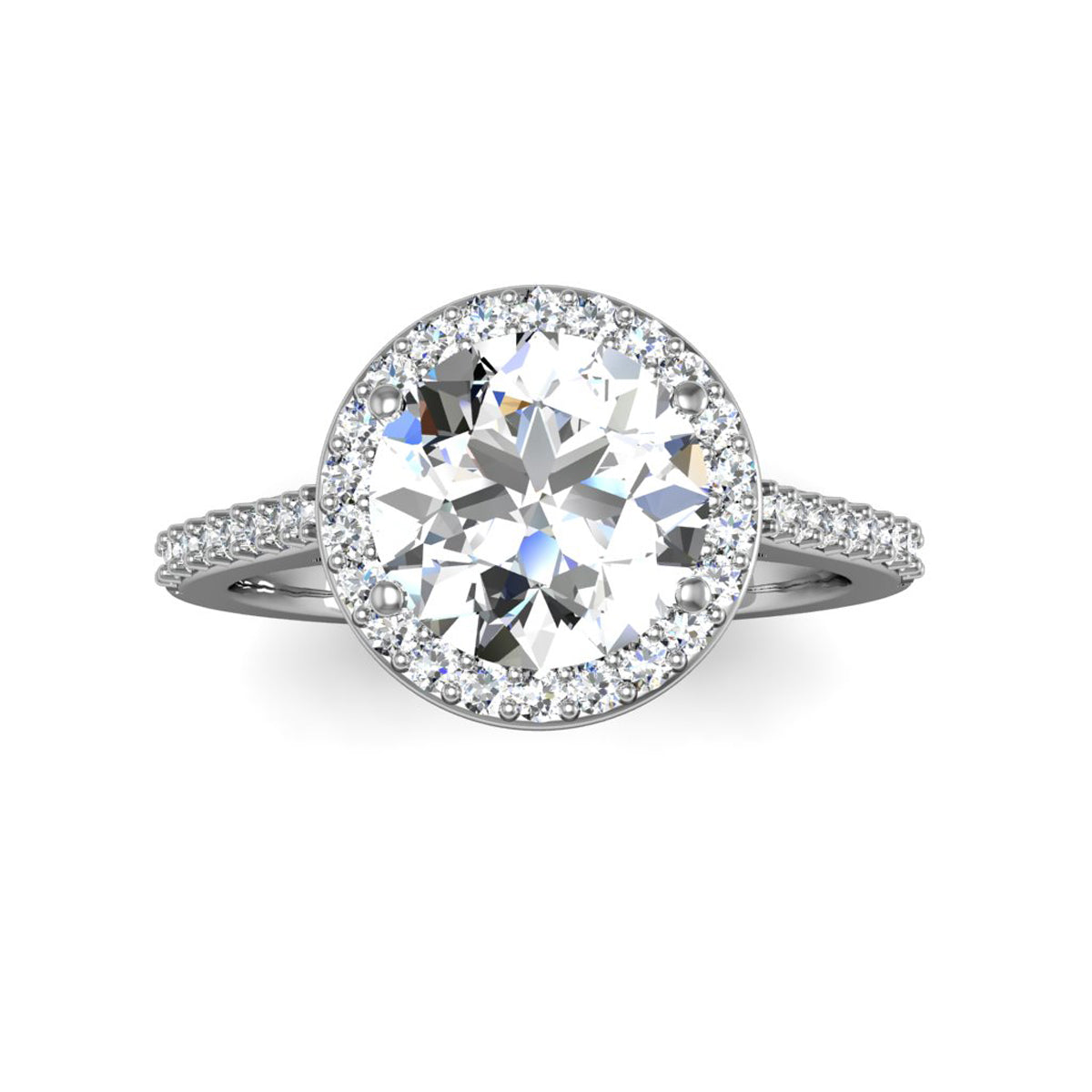 ER/006 - Halo Engagement Ring