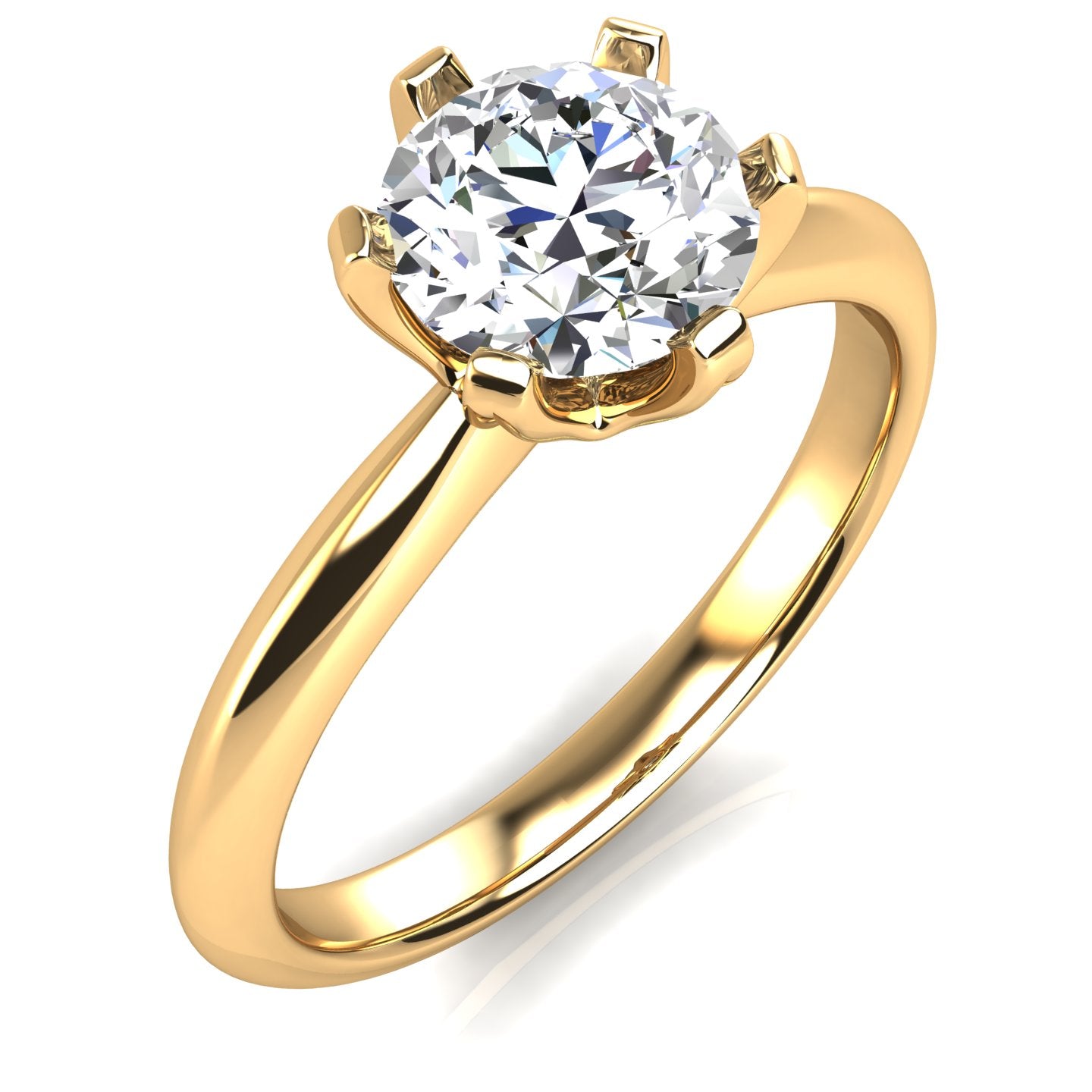 ER/002 - Round Brilliant Single Solitaire