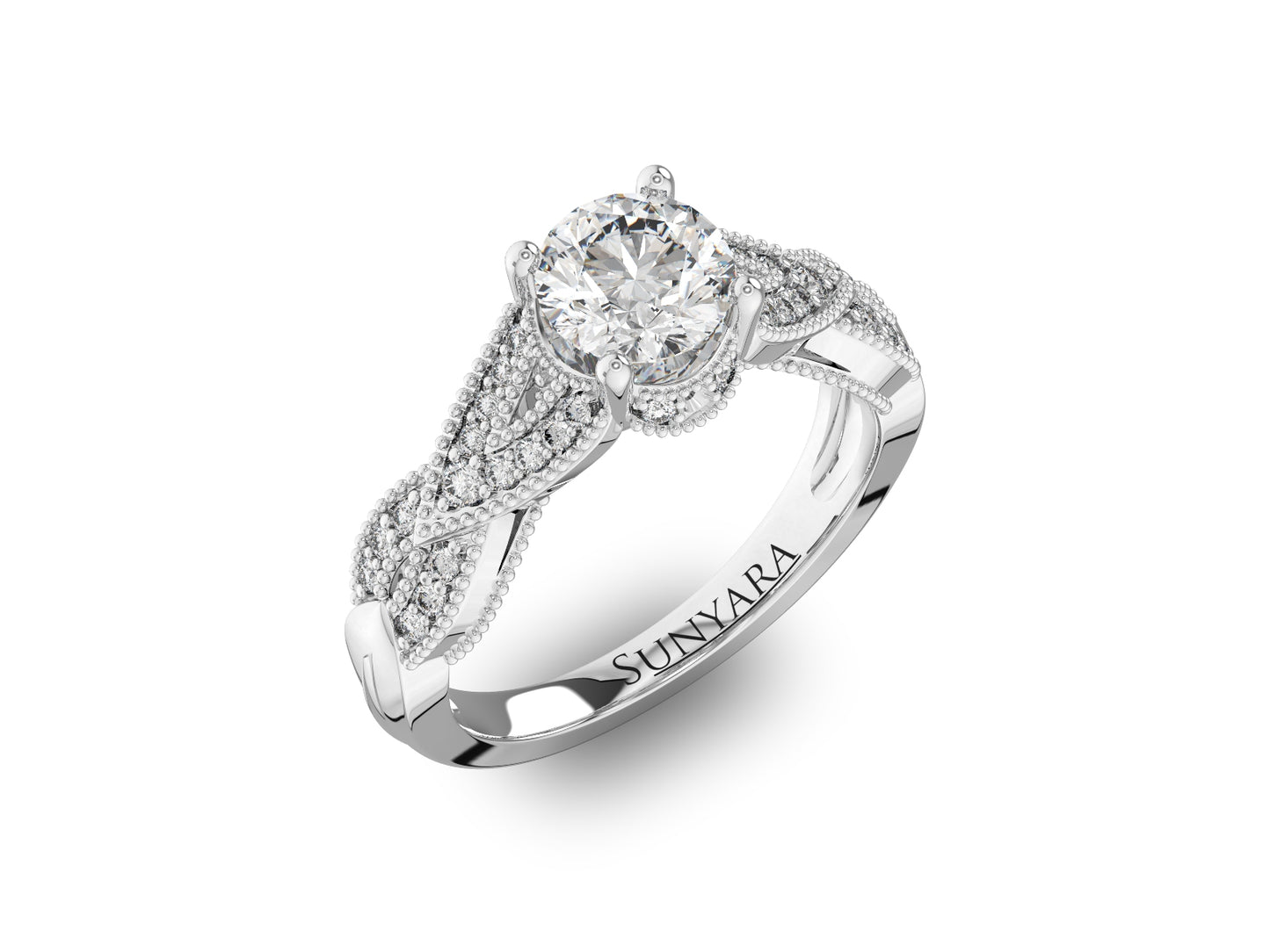 Round Brilliant Engagement Ring