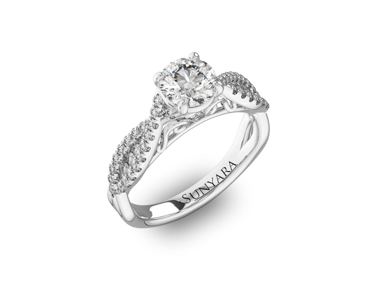 Round Brilliant Engagement Ring