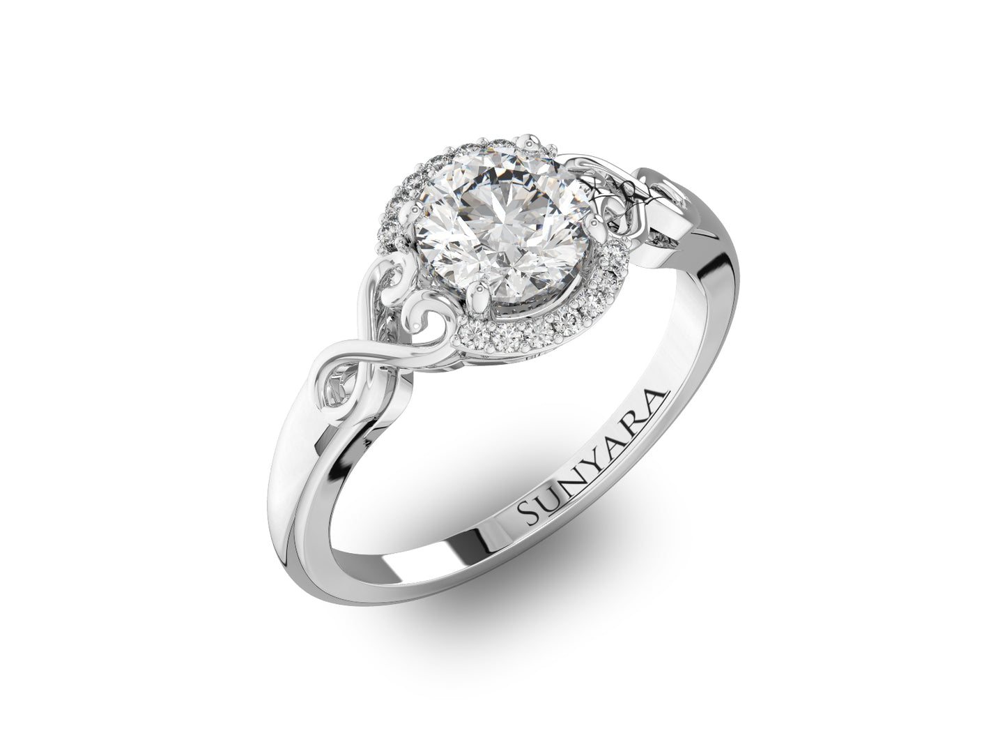 Round Brilliant Engagement Ring