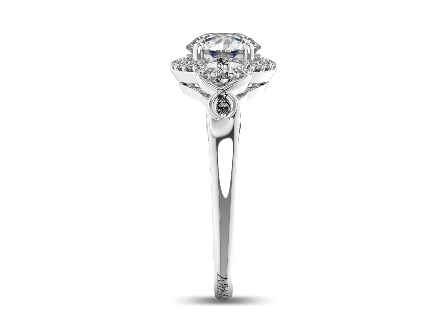 Round Brilliant Engagement Ring