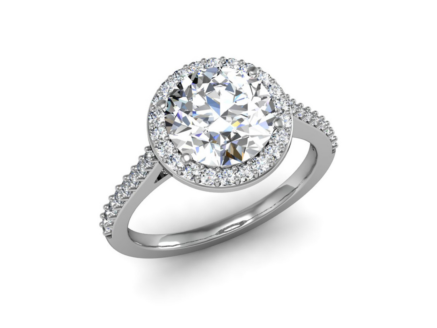 ER/006 - Halo Engagement Ring