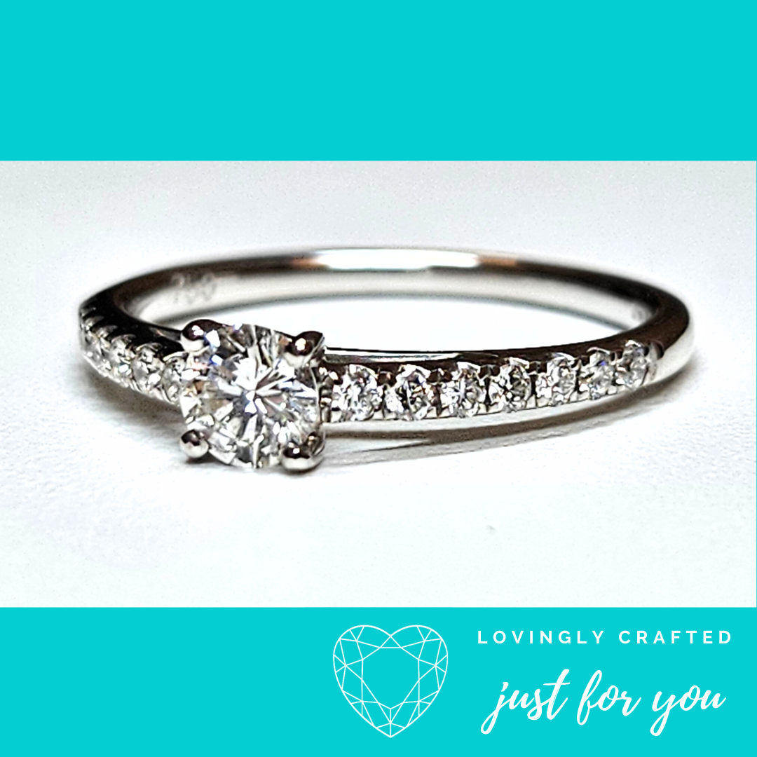 Sunyara 0.85ct Round Brilliant Diamond Ring