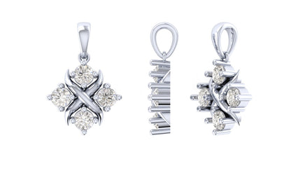 NL/003 - Diamond X Pendant