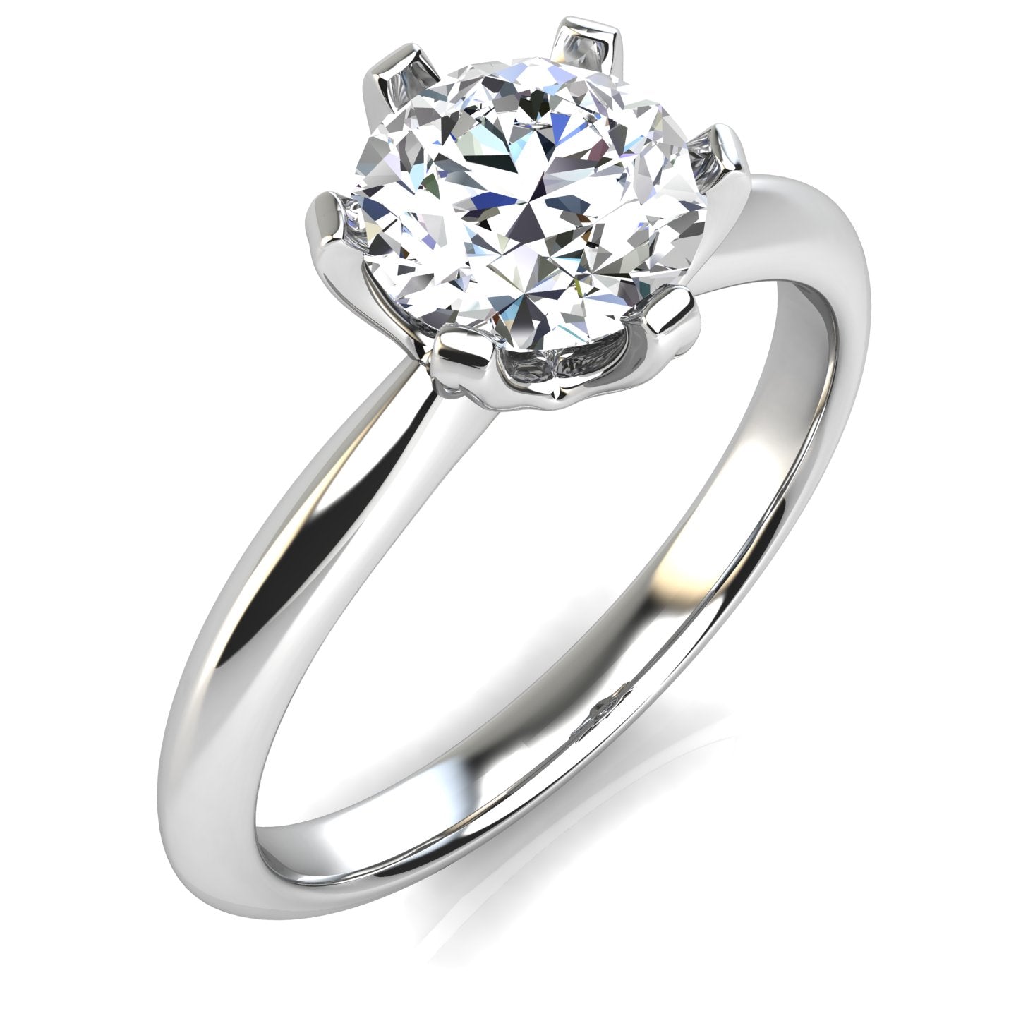 ER/002 - Round Brilliant Single Solitaire