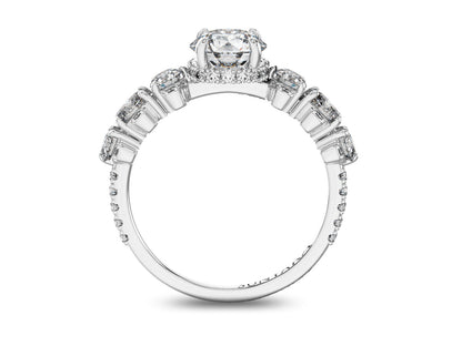 Round Brilliant Twist Engagement Ring