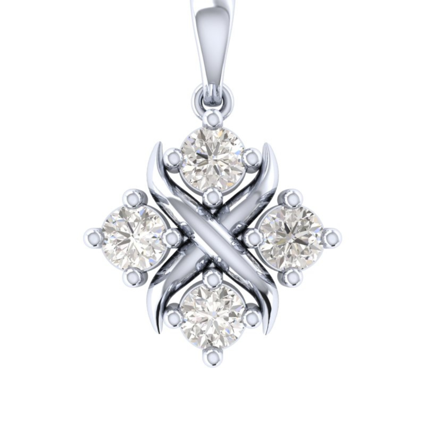 NL/003 - Diamond X Pendant