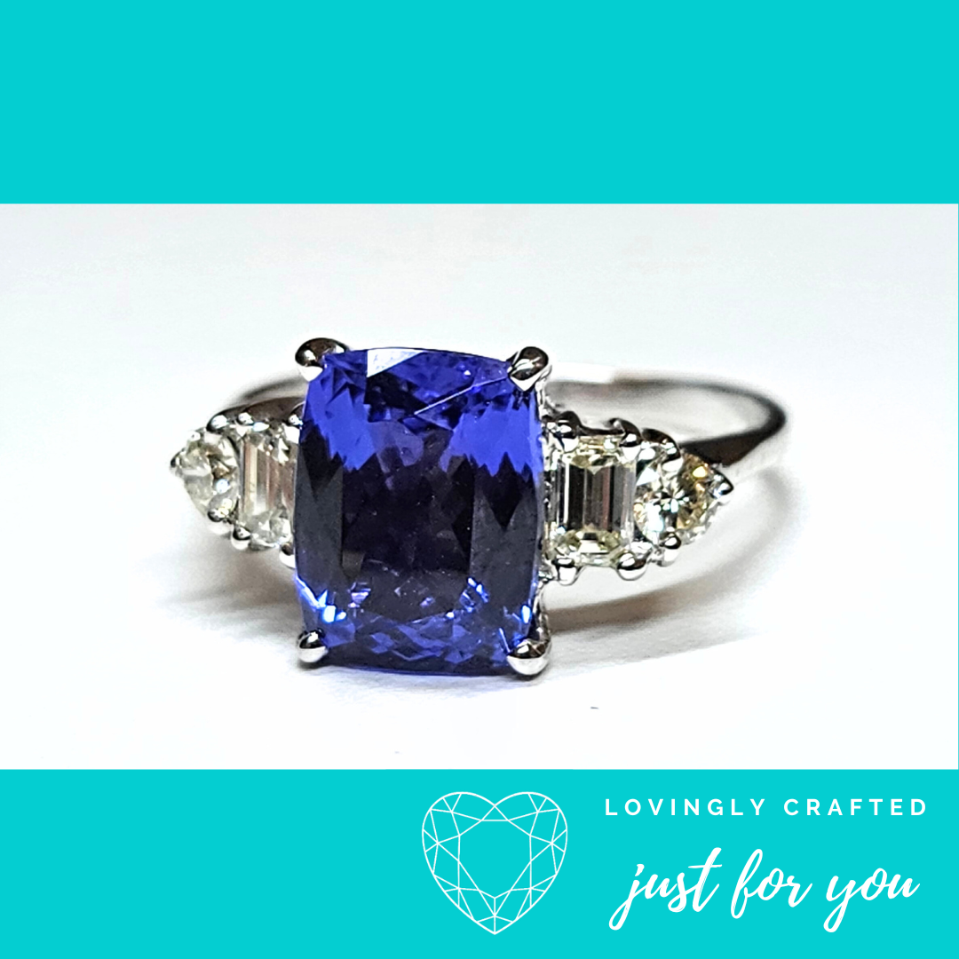 Sunyara 2.00ct Tanzanite & Diamond Ring