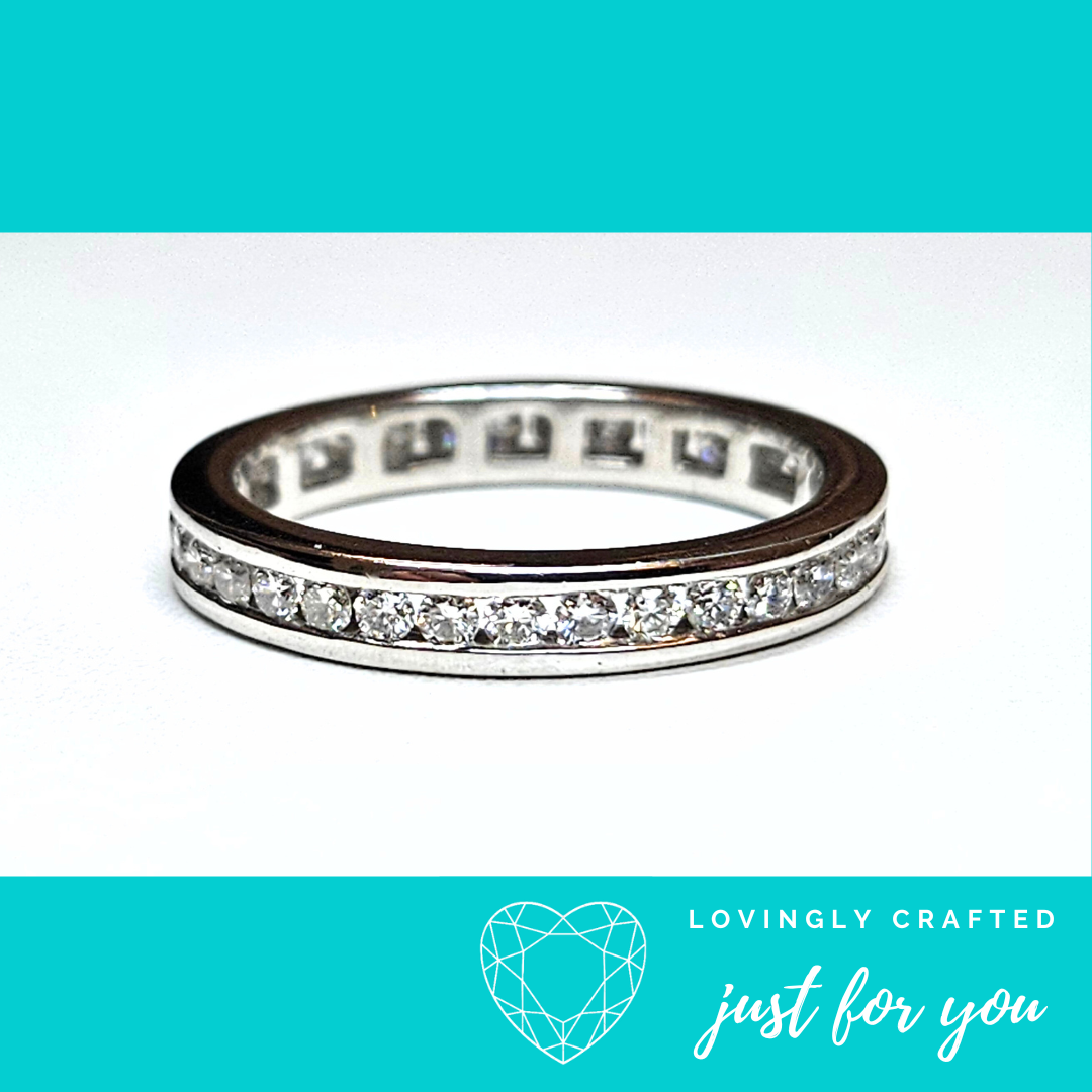 Sunyara Full Eternity Diamond Ring